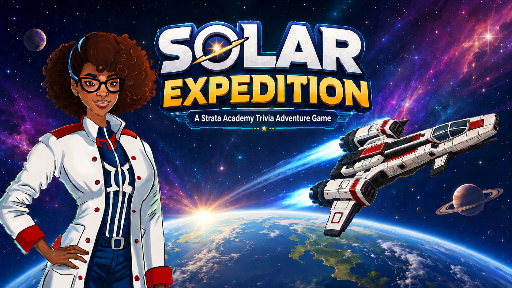 Solar Expedition trivia game